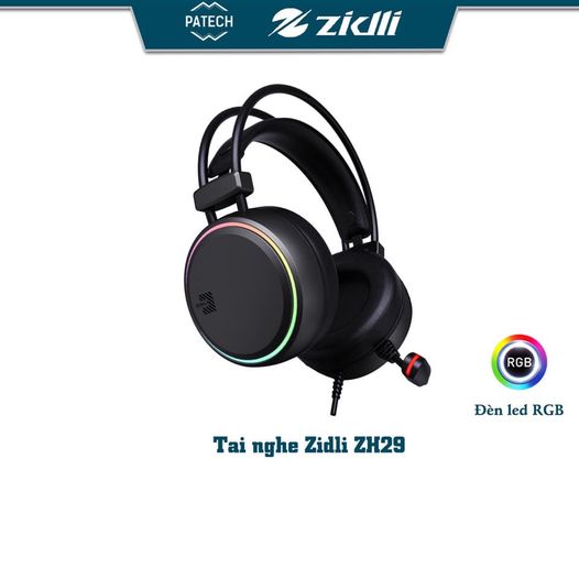 Tai nghe Gaming Zidli ZH29 (7.1,USB, Led) - Hàng chính hãng