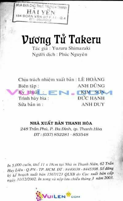 vương tử takeru chapter 3 168