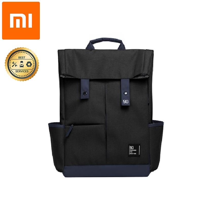 Ba Lô Xiaomi/90 Points Vitality College Casual Backpack (Black), ba lô nam nữ, ba lô đeo vai - Hàng Chính Hãng