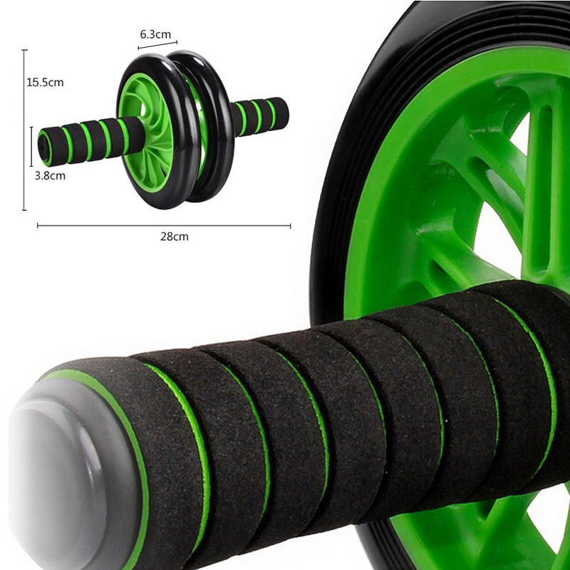 Con lăn Ab Không ồn Máy tập cơ bụng Thiết bị tập luyện thể dục Máy tập Ab trainer Máy tập bánh xe cho Cánh tay Eo Thiết bị tập thể dục Chân