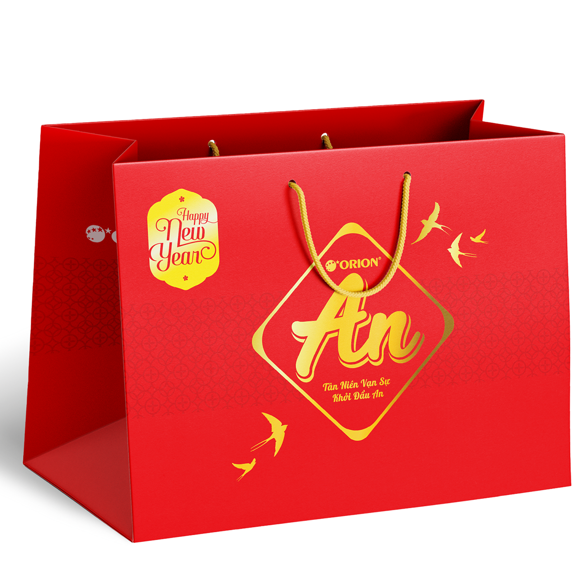 Bộ Quà Tết ORION - AN TÀI LỘC 3 1220.4g (có tặng kèm túi giấy)