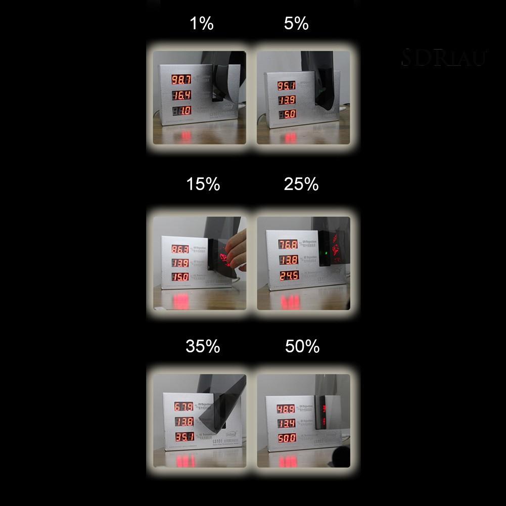 Cuộn phim màu đen chống nắng dán kính xe hơi