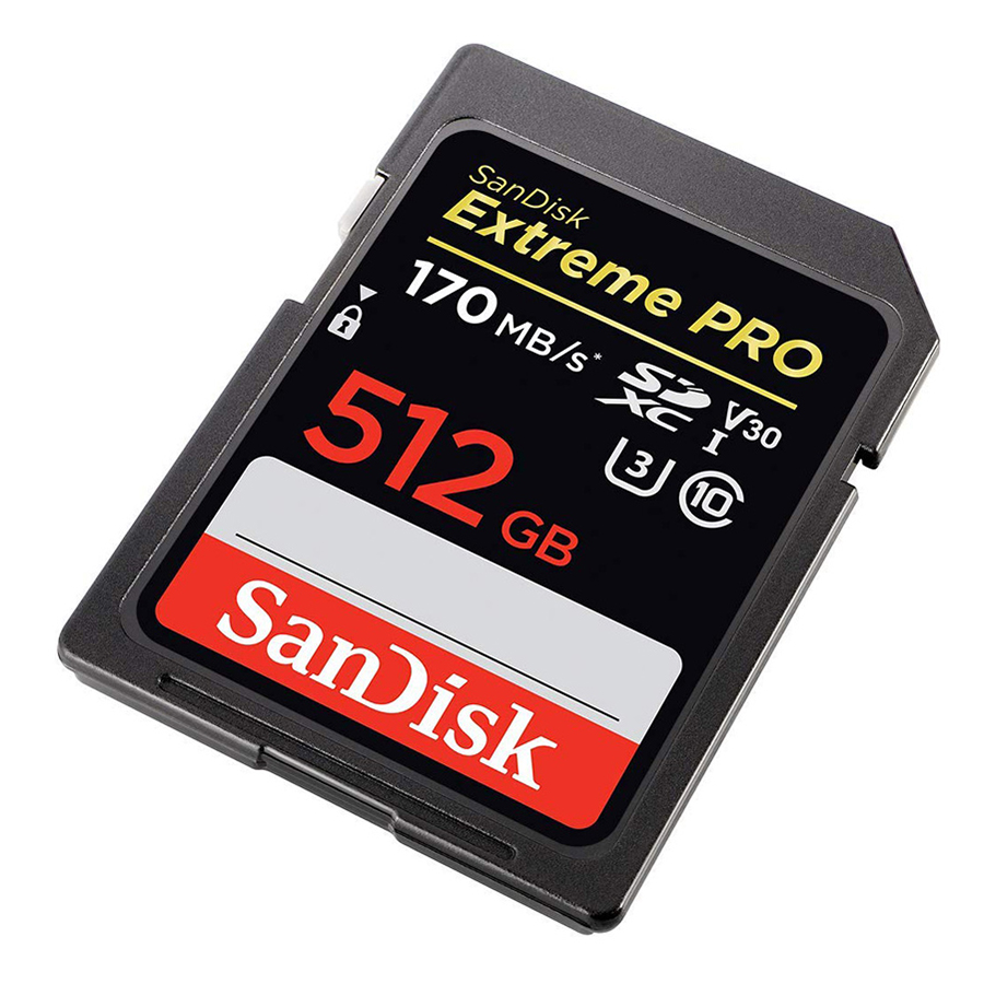 Thẻ Nhớ SDXC SanDisk Extreme Pro U3 V30 1133X 512GB 170MB/s - Hàng Chính Hãng