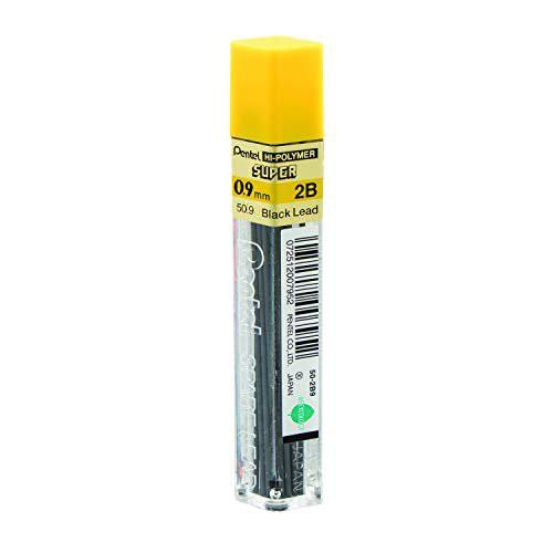 Ruột Chì Kim Pentel Hi-Polymer Super 50.9 2B Ngòi 0.9mm | Siêu ứng