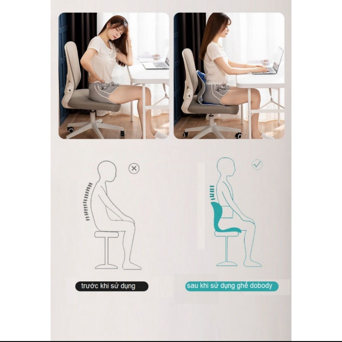 Ghế chỉnh dáng ngồi đúng tư thế chống gù, chống vẹo cột sống chống mỏi lưng, ghế tựa chỉnh dáng tiện ích sang trọng