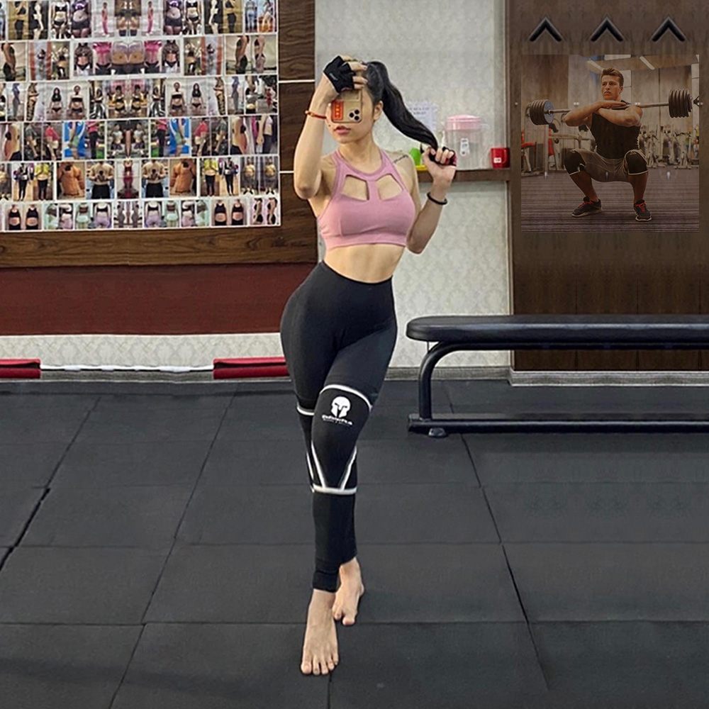 Bó gối tập Gym bảo vệ đầu gối - Xỏ gối thể thao Gladiator cao cấp 8mm