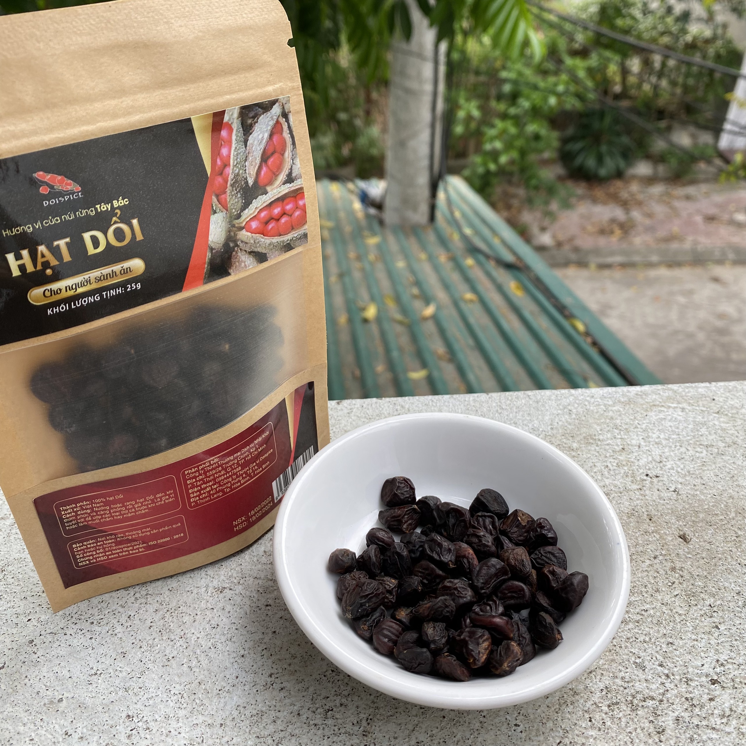 COMBO: Hạt Dổi (50g) + Lọ Hạt Dổi-Mắc Khén (25g)