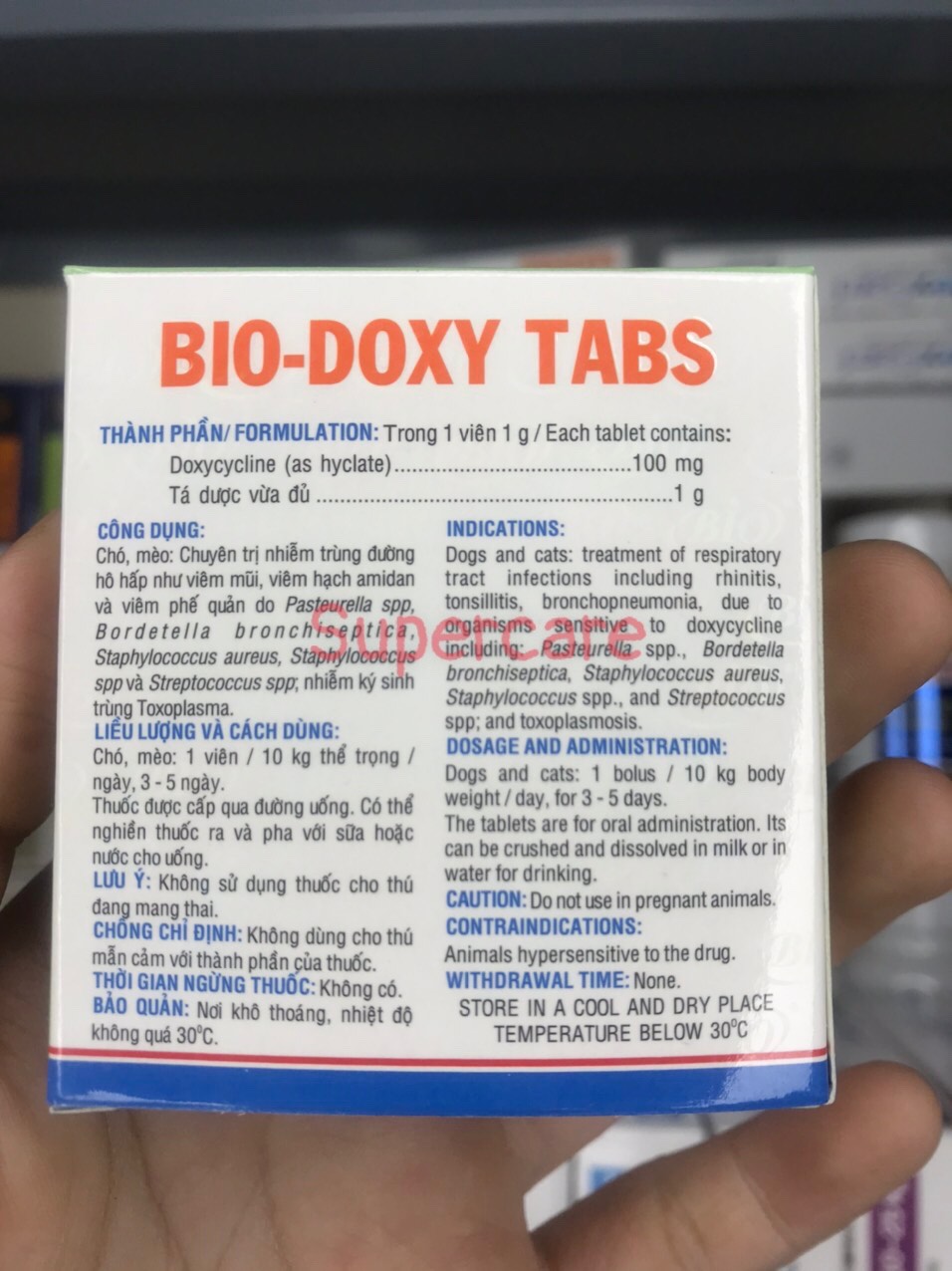 Doxy Tabs Nhiễm Trùng Đường Hô Hấp Chó Mèo