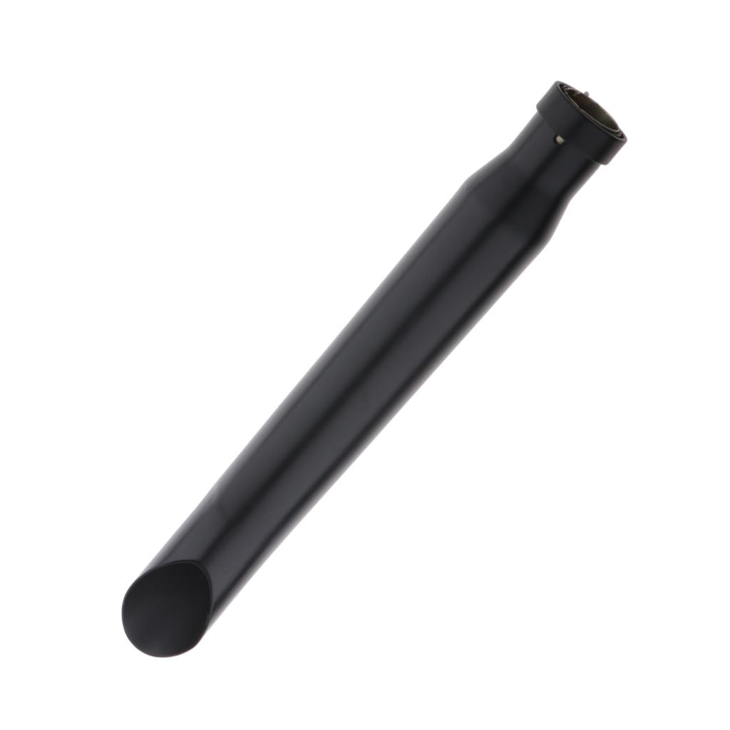 Universal Retro Motorcycle Cafe Racer 20"  Exhaust Pipe Black