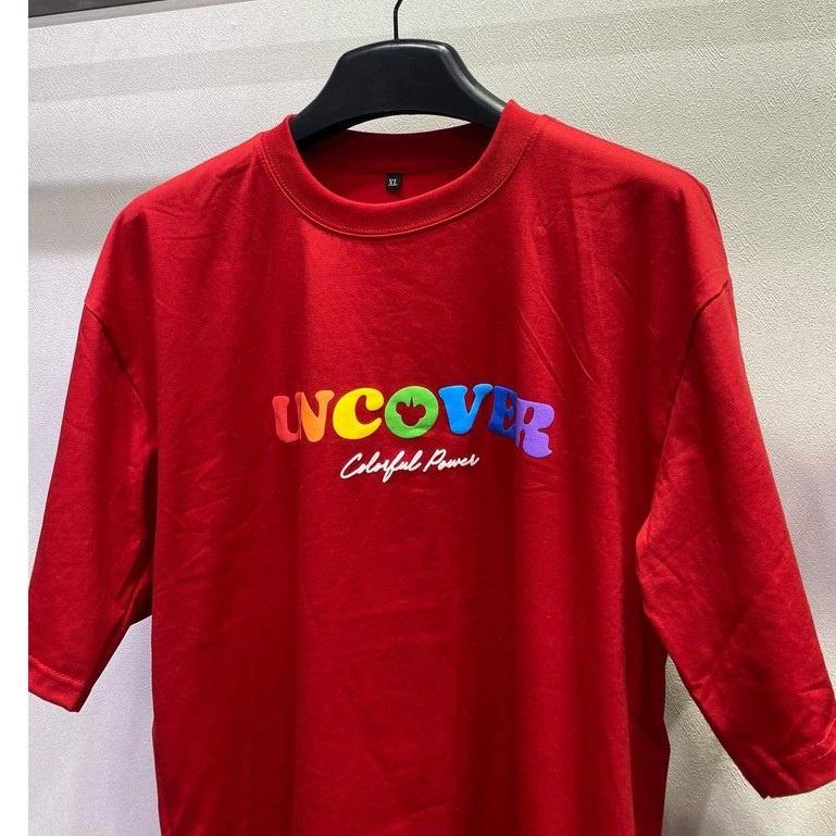 Áo thun unisex tay lỡ UNCOVER BAISIC VERSION 2 COLORFUL POWER || Hany shop
