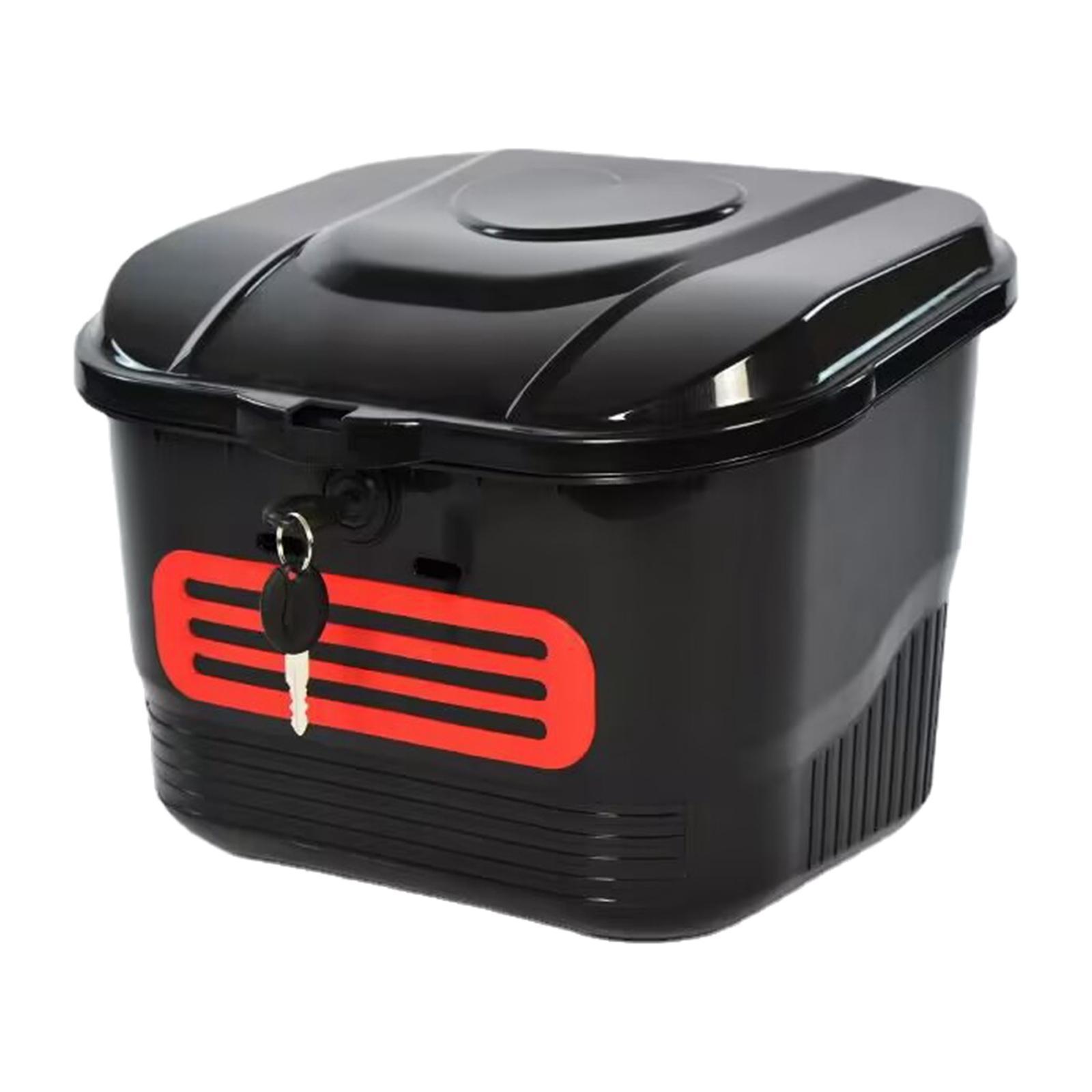 Bike Basket with Lock Container Waterproof Holder Accessories  Basket