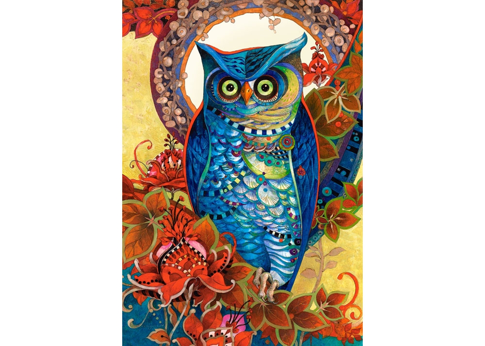 C151110 Đồ chơi ghép hình puzzle Owl 1500 mảnh Castorland