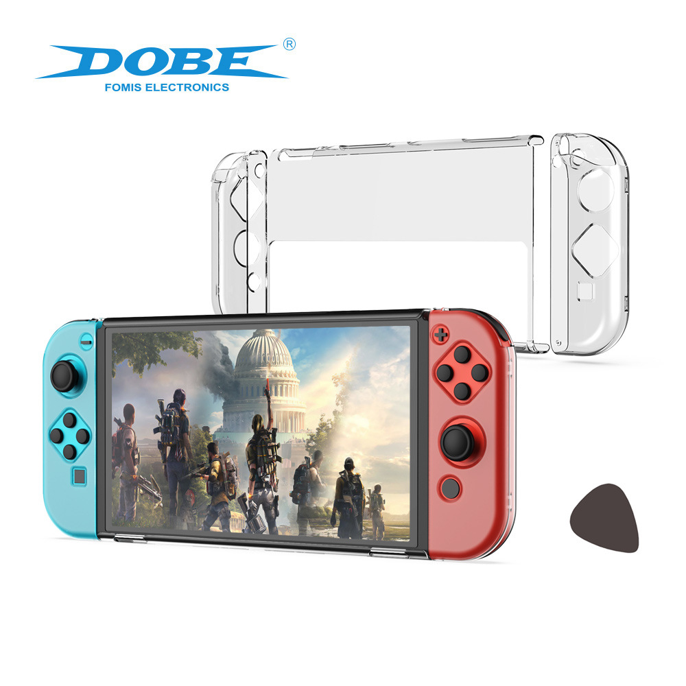 Bao Case Trong Suốt PC Crystal Dobe bảo vệ cho Nintendo Switch OLED - Hàng Nhập Khẩu