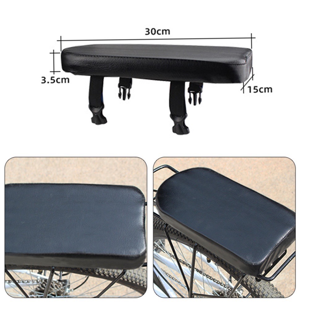 Combo 2: Kệ Yên Sau Gác Baga + Đệm nệm yên ngồi ghế sau xe đạp loại dày dặn, chất lượng - Hàng Chính hãng dododios
