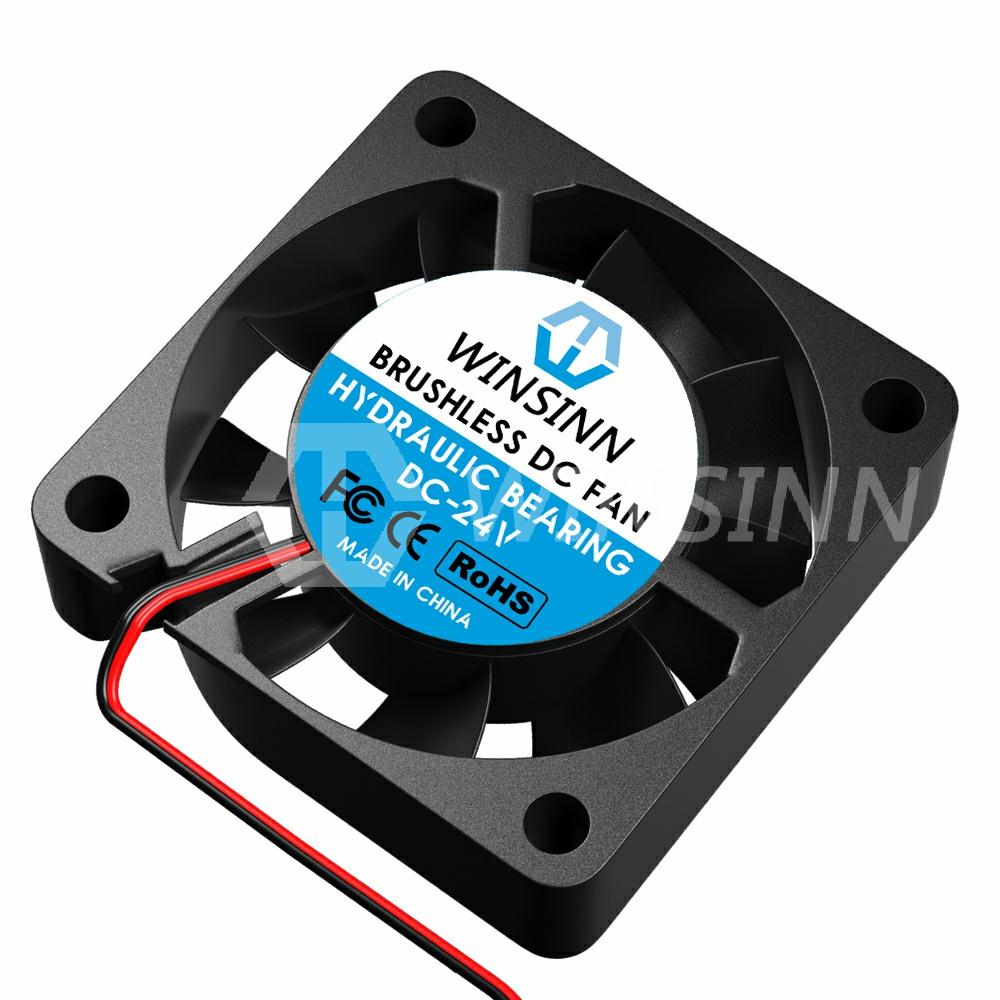 WINSINN Quạt 40mm DC 5V 12V 24V 4010 Thủy Lực/Ổ Bi Kép Làm Mát Không Chổi Than 40x10mm 2PIN