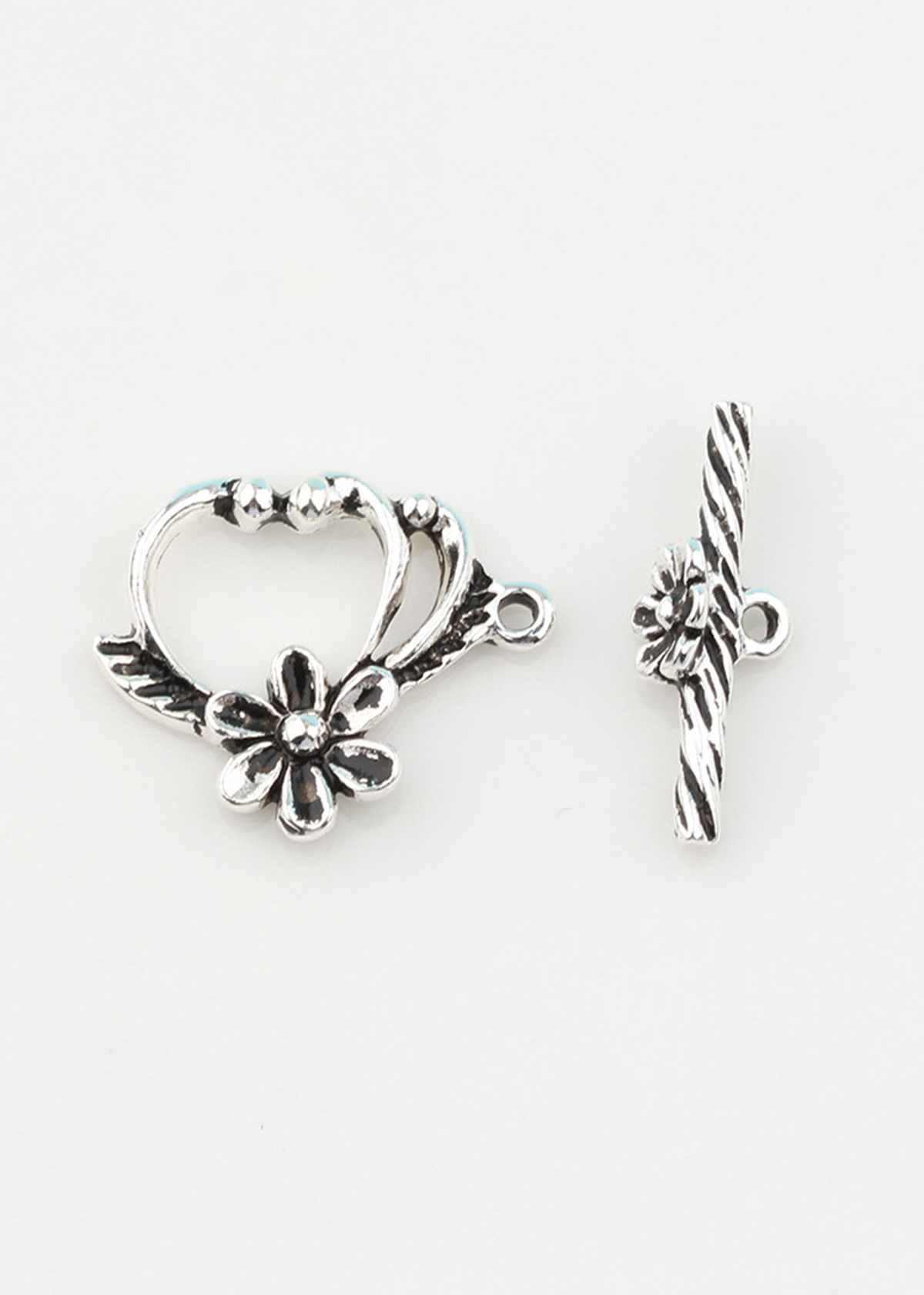 Combo 2 cái charm bạc hình khóa - Ngọc Quý Gemstones