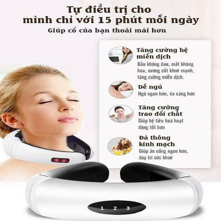 Máy Massage Vai Cổ Gáy - Máy Masage trị Liệu Bằng Xung Điện MY-Kl5830