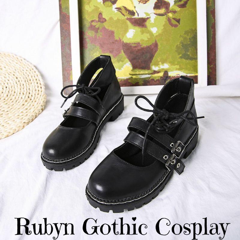 Giày búp bê lolita Mary Janes 2 quai ( BÓNG và NHÁM ) Size từ 35 - 40.