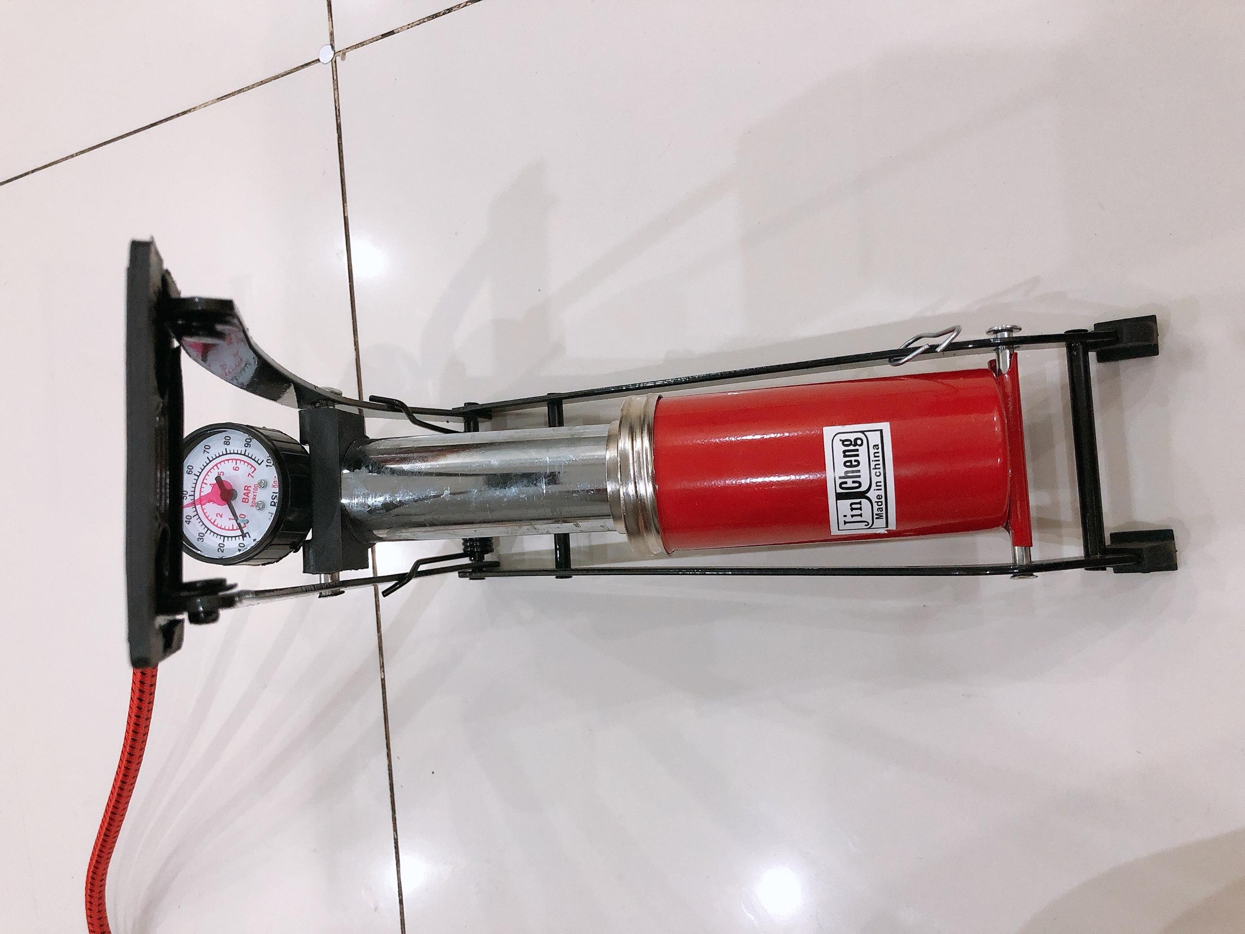 Dụng Cụ Bơm Hơi Bánh Xe Đạp Chân Đa Năng Mini Tiện Dụng Dùng Cho Xe Đạp, Xe Máy - Màu Giao Ngẫu Nhiên - Vận Chuyển Miễn Phí Toàn Quốc