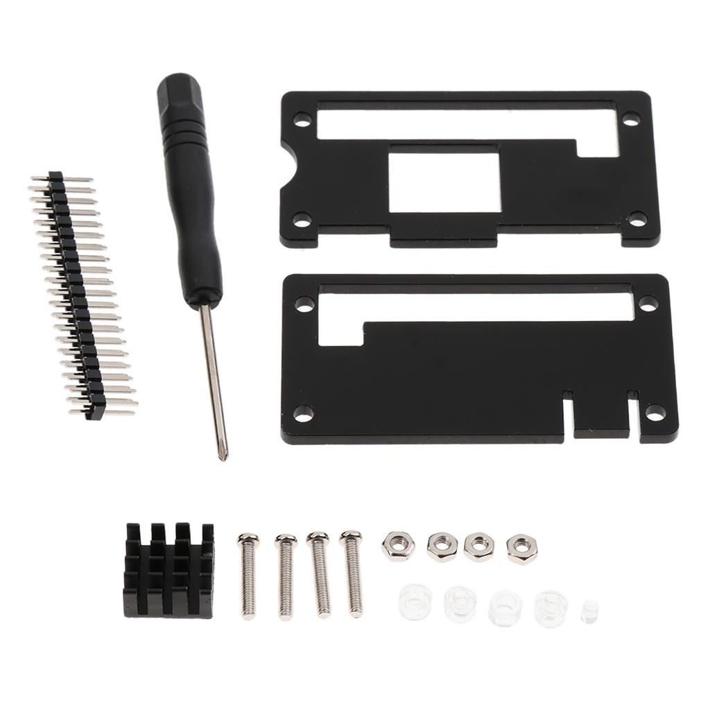 Vỏ Acrylic Vỏ Vỏ Bảo Vệ & Tản Nhiệt Cho Raspberry Pi ZERO