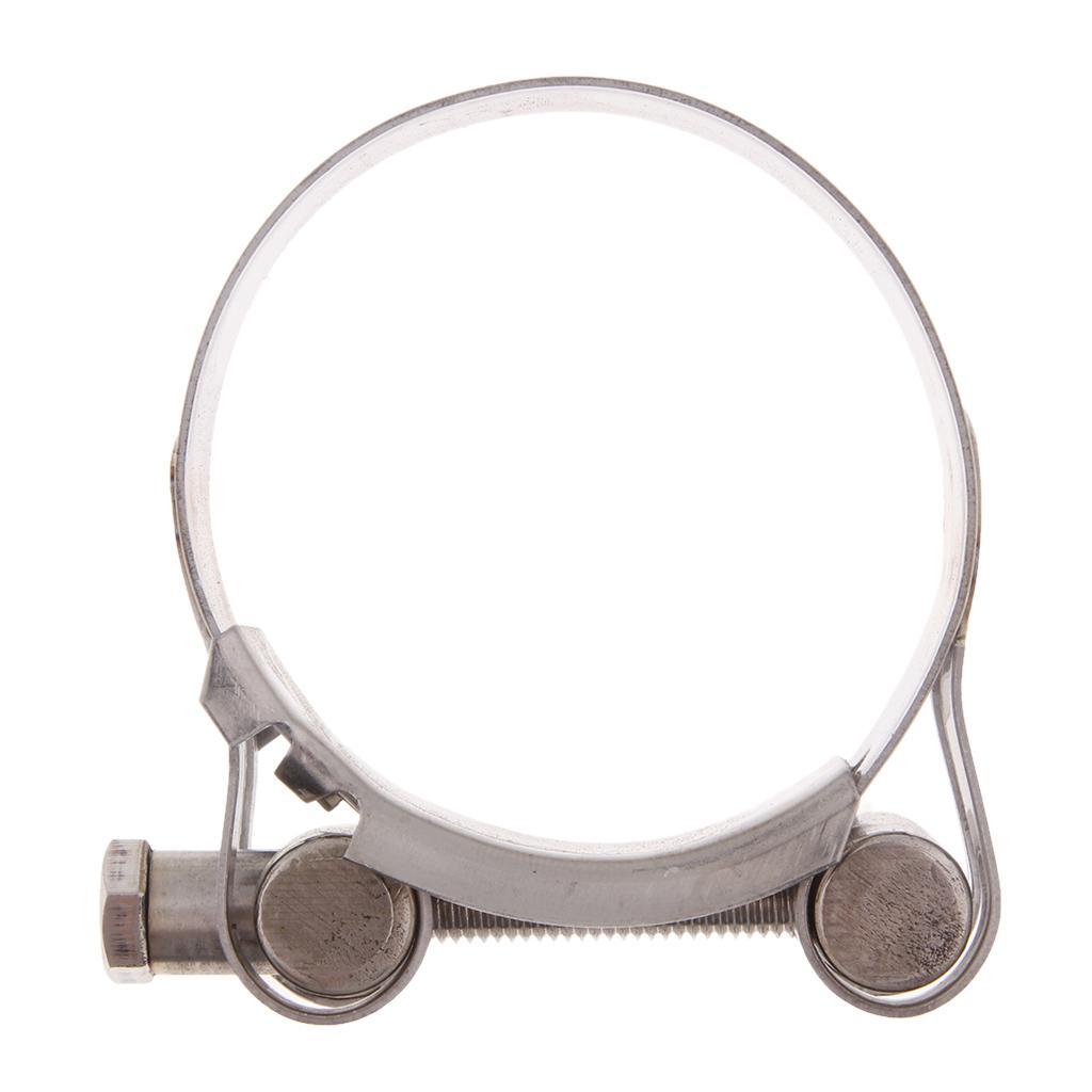 Heavy Duty Stainless Steel Motorcycle Exhaust Clamp Clip 44-47mm 48-51mm