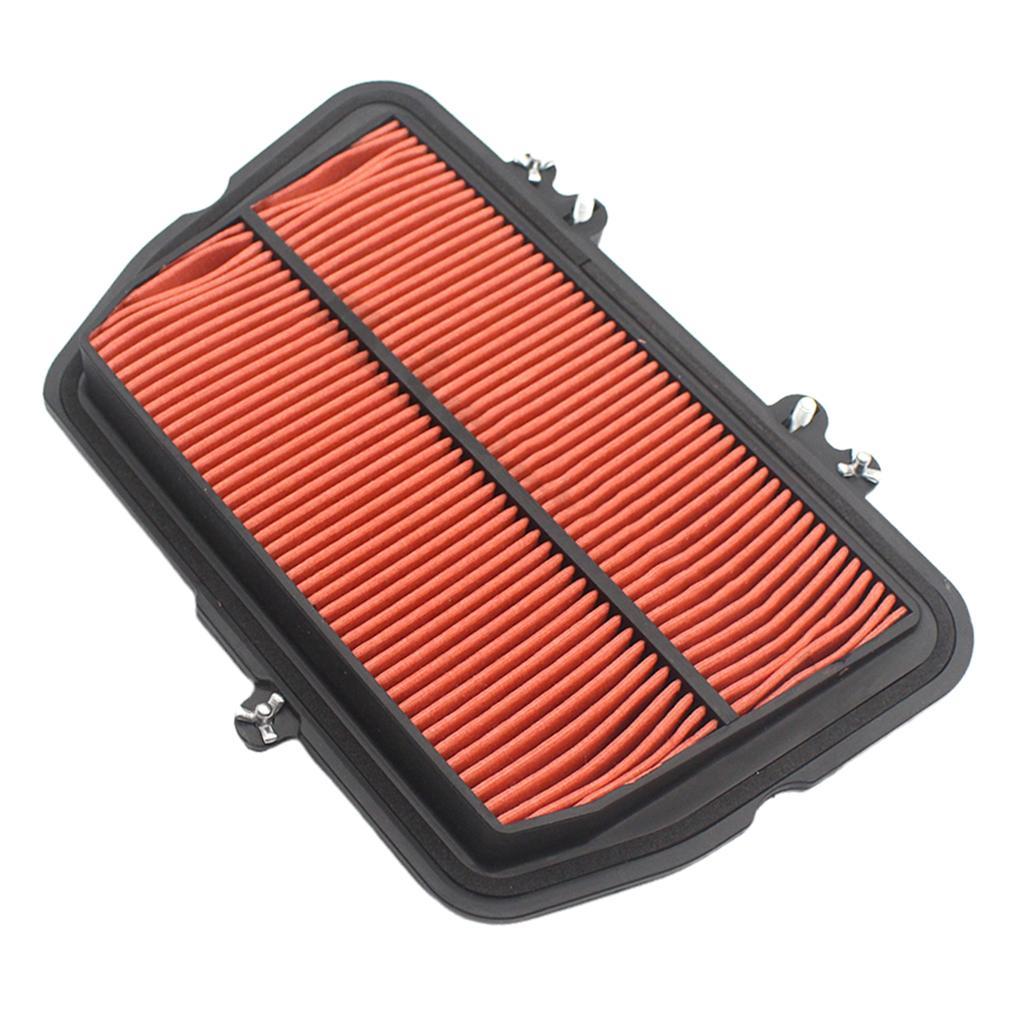 Red Motorcycle Air Intake Filter Cleaner Replacement Resuable