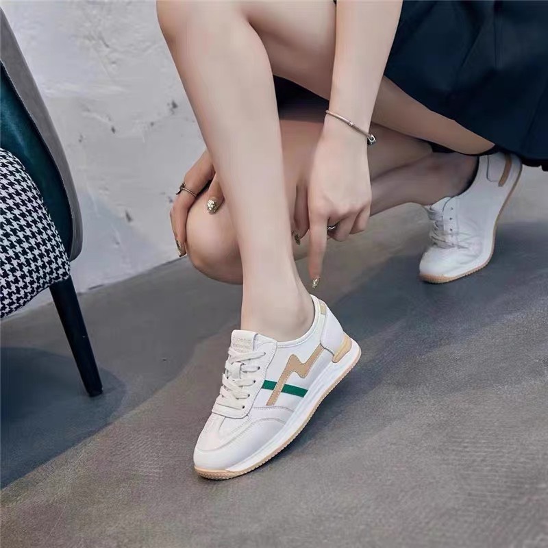 Giày Thể Thao Nữ Tăng Chiều Cao Giày Sneaker Đế Độn Hàng Đẹp D350