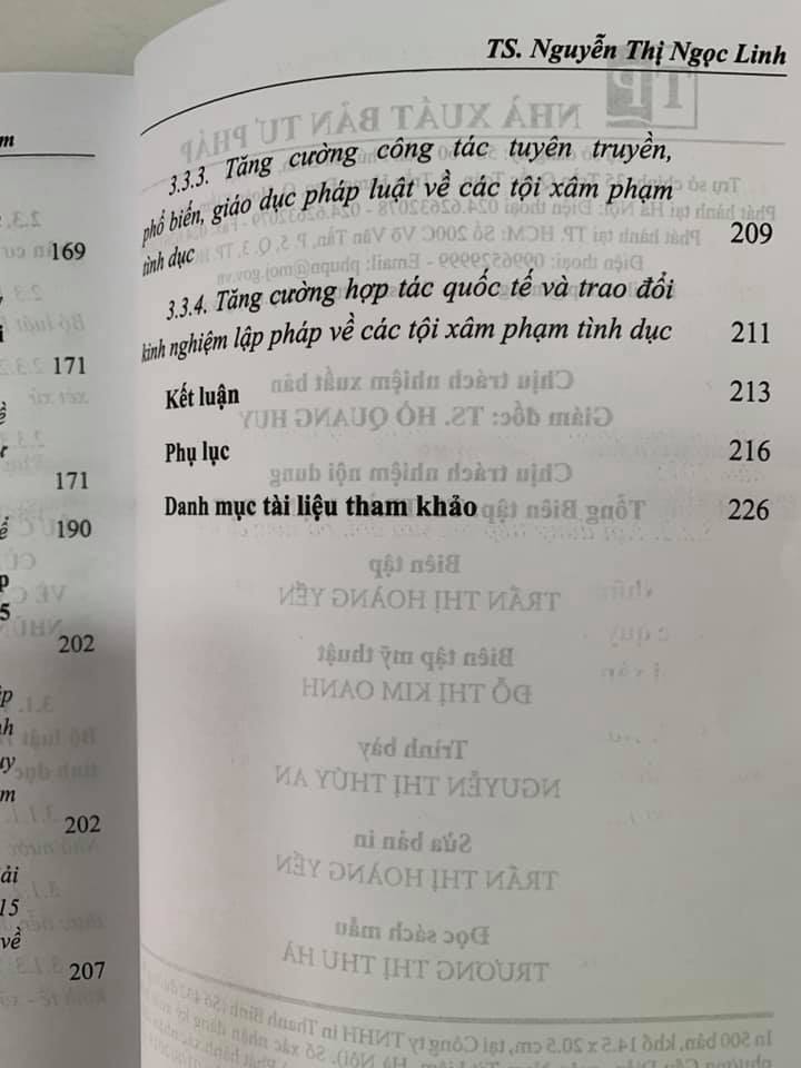 Các tội x phạm tình dục trong luật hình sự Việt Nam