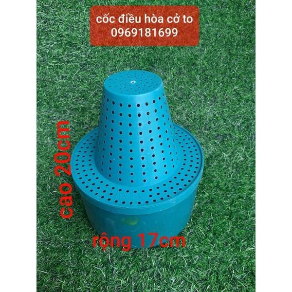 Combo 10 cốc điều hòa chậu lan ngọc linh cỡ lớn , cốc điều hòa làm mát chậu lan , phụ kiện chậu lan giúp lan phát triển