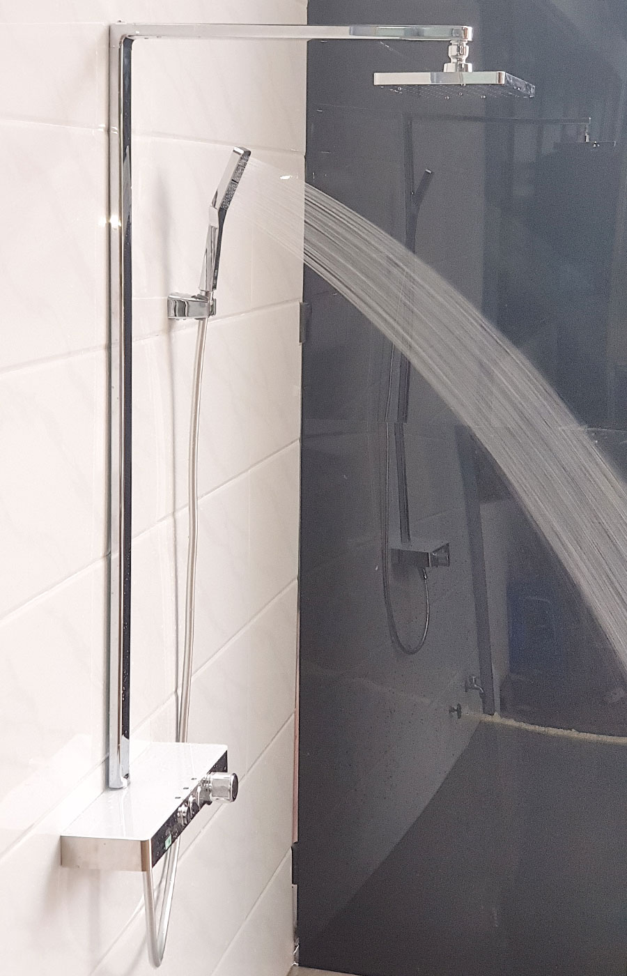 Sen bộ tắm đứng nóng lạnh Eurolife EL-SC907 (Trắng bạc)