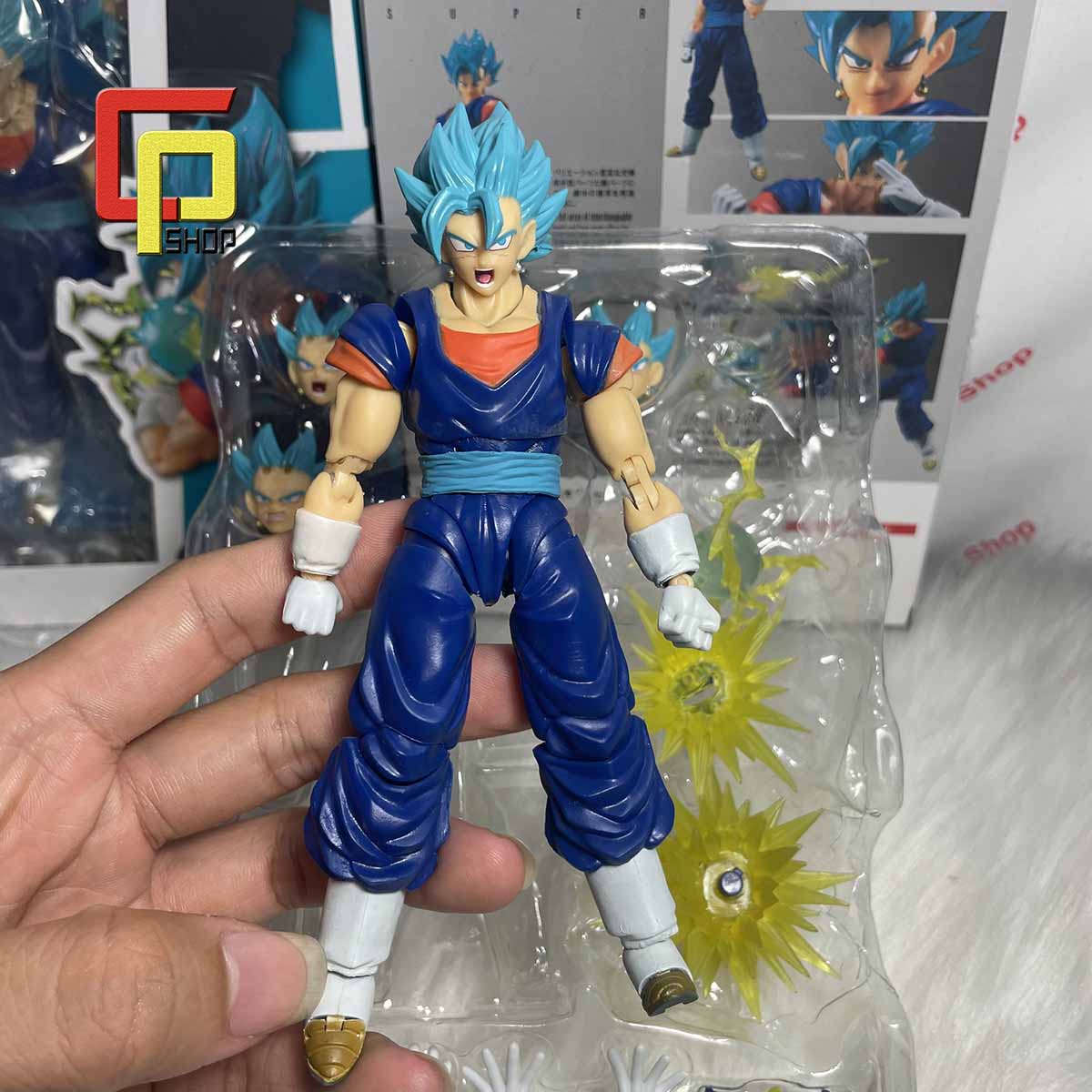 Mô hình Vegito SHF - Mô hình Vegito có khớp - Mô hình Dragon Ball