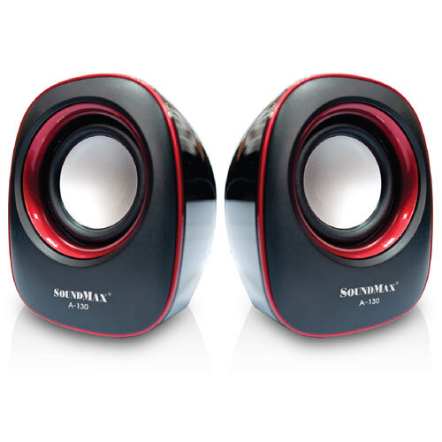 Loa vi tính SoundMax A130 2.0 6W - Hàng Chính Hãng