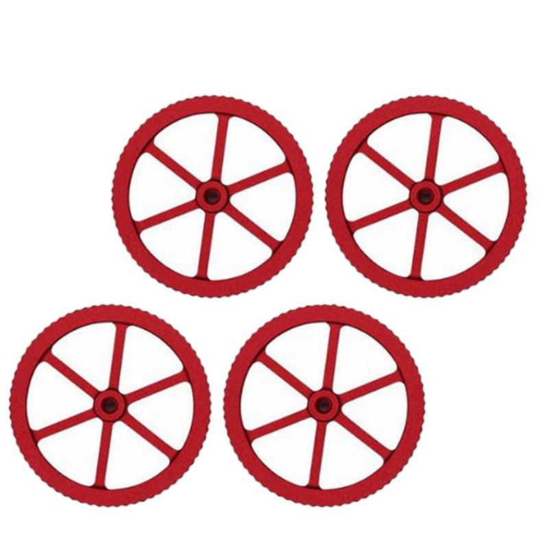 4PCS Metal Hand Twist Leveling Nut with Hot Bed Die Springs Two Silicone Cover 0.4mm Nozzle Kits for 3D Printer