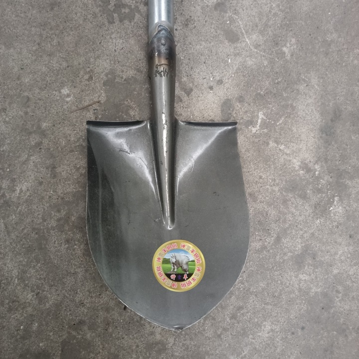 Xẻng Thép Trắng Cán Hàn Dài 1.3 M Siêu Cứng