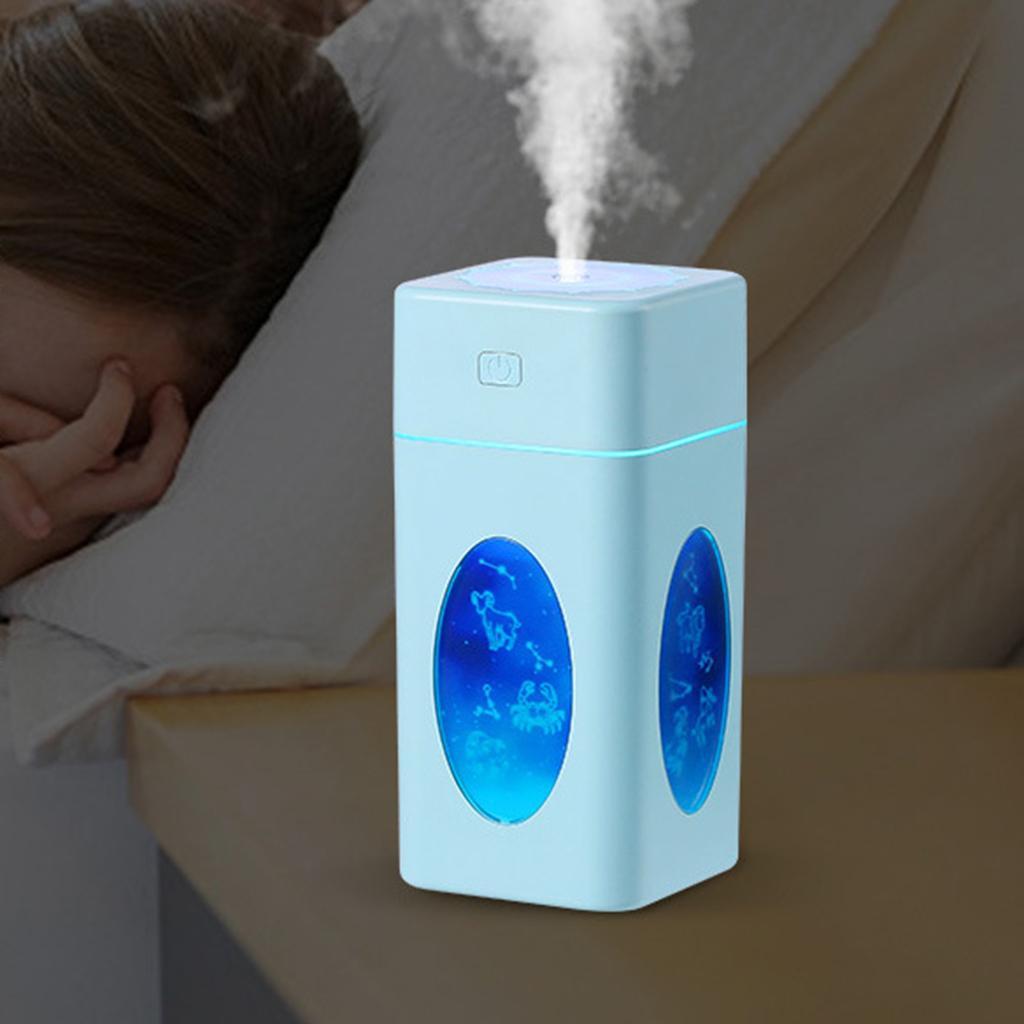 260ml Ultrasonic Air Diffuser Mist Purifier Aroma Humidifier LED Light White