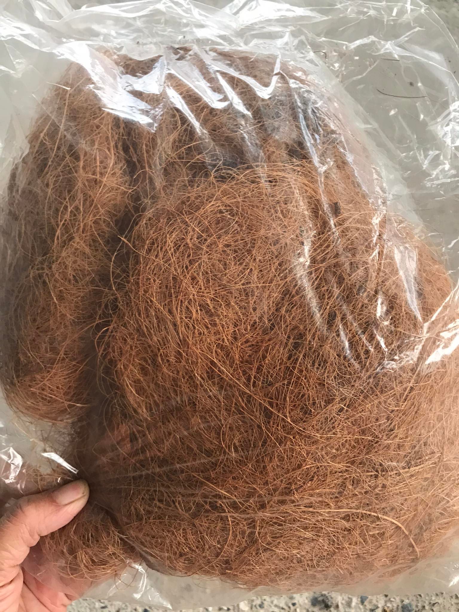 Sơ dừa sợi giá thể trồng cây và hoa kiểng, rất thích hợp cho lan, thoáng rễ giữ ẩm tốt