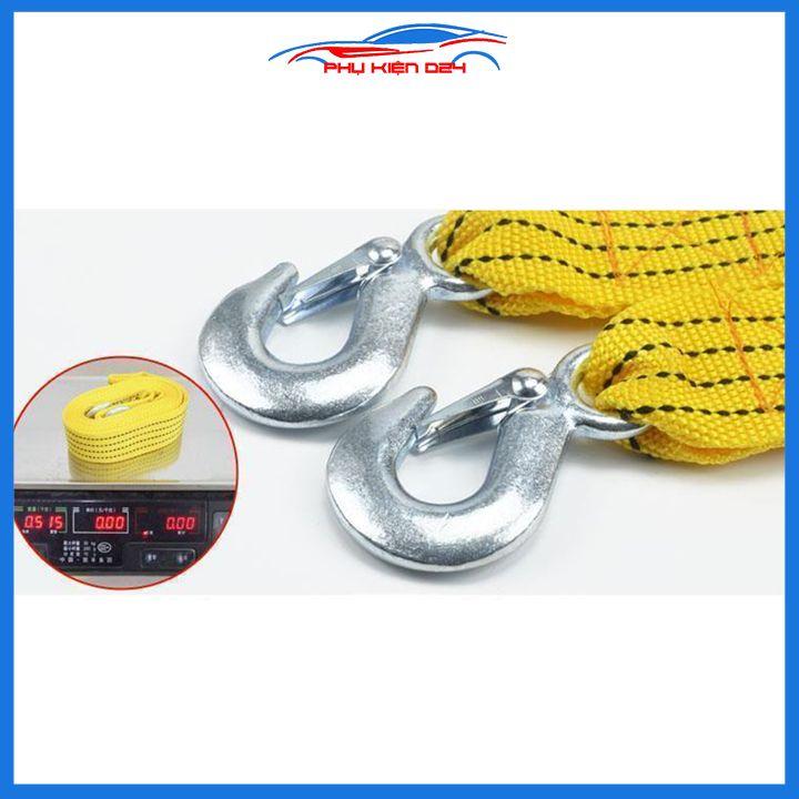Cáp vải cứu hộ ô tô 4m 3 tấn siêu bền hỗ trợ trường hợp khẩn cấp