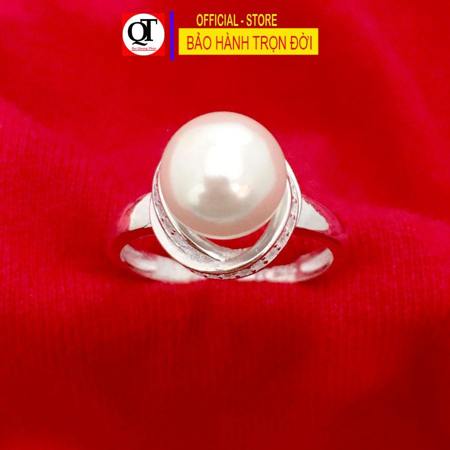 Nhẫn nữ bạc chất liệu bạc ta trang sức Bạc Quang Thản – QTNU64