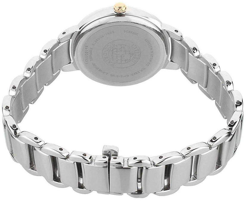 Đồng Hồ Nữ Citizen Dây Thép Không Gỉ EM0676-85X - Mặt Vàng Hồng