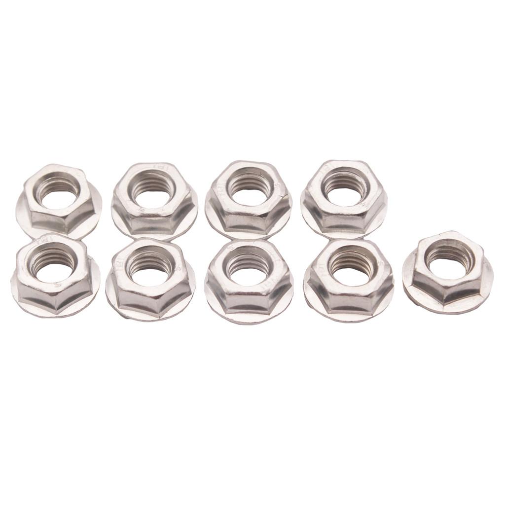 9 X Turbo Studs +Lock Nut for  S13 S14 S15 CA18 Garrett T2 T25 T28 Tu