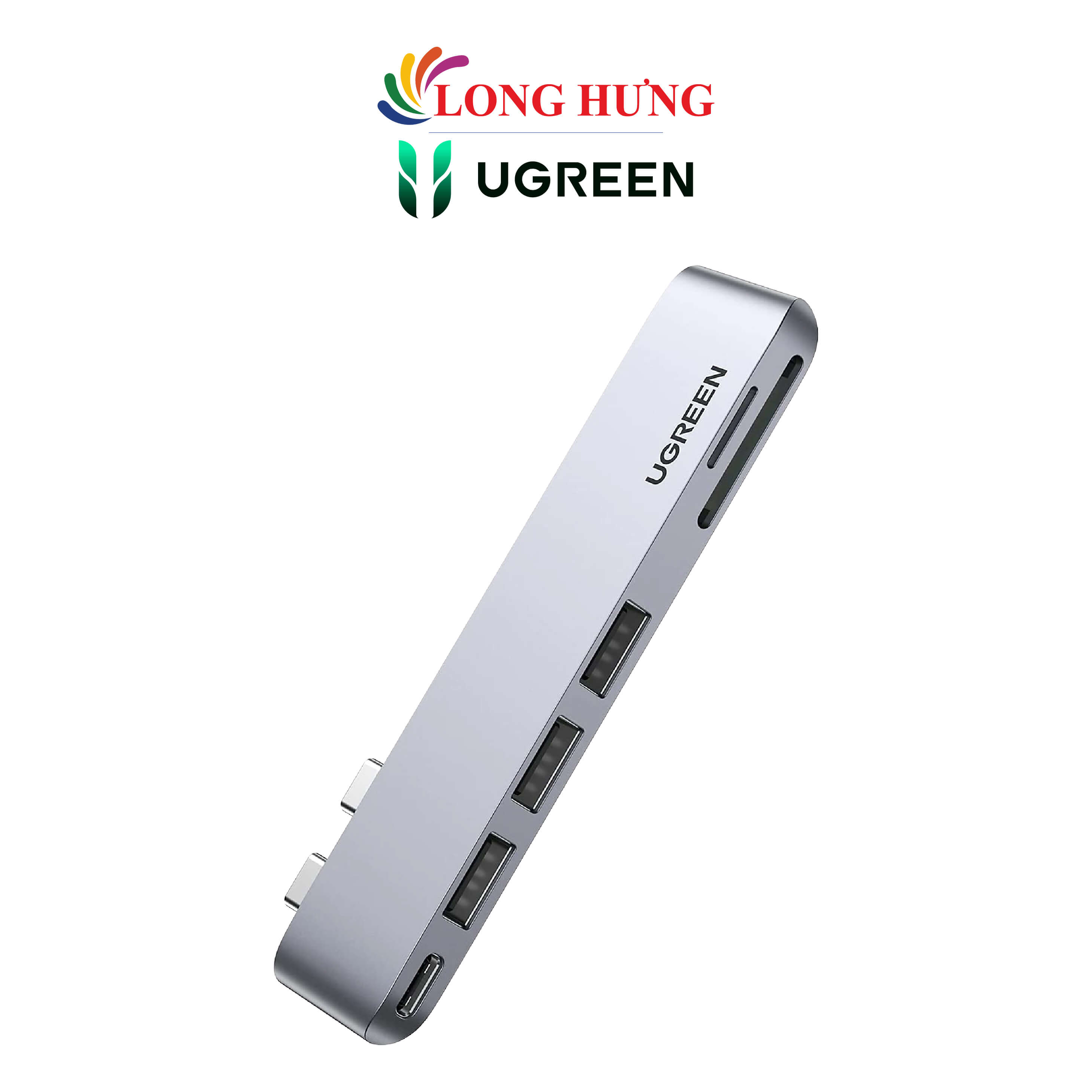 Cổng chuyển đổi Ugreen 6-in-1 Multifunction Adapter USB-C Hub CM251 60560 - Hàng chính hãng