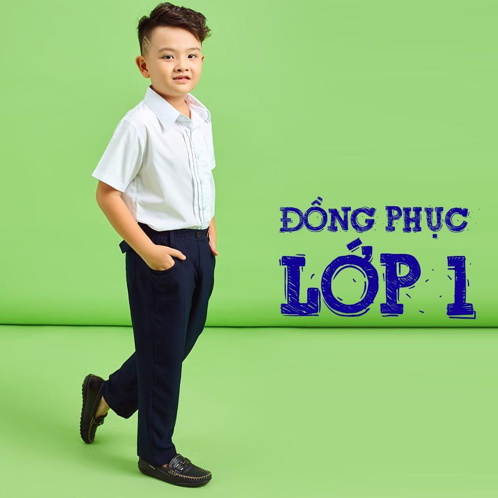 Quần dài đồng phục học sinh, đồng phục học sinh nam cấp 1, lớp 1, chất liệu cotton nhật giá tốt