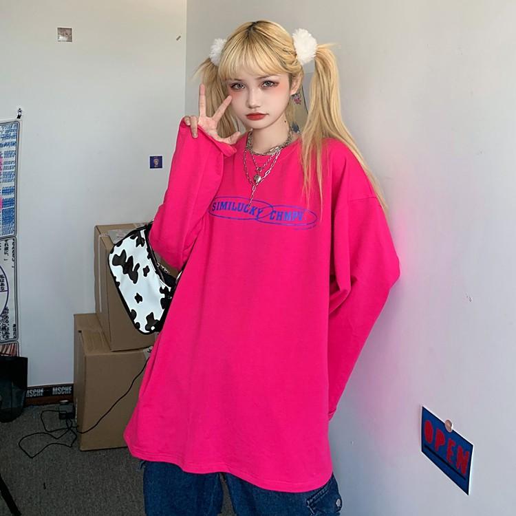 Áo thun tay dài form rộng Yinxx, áo sweater Unisex SW21