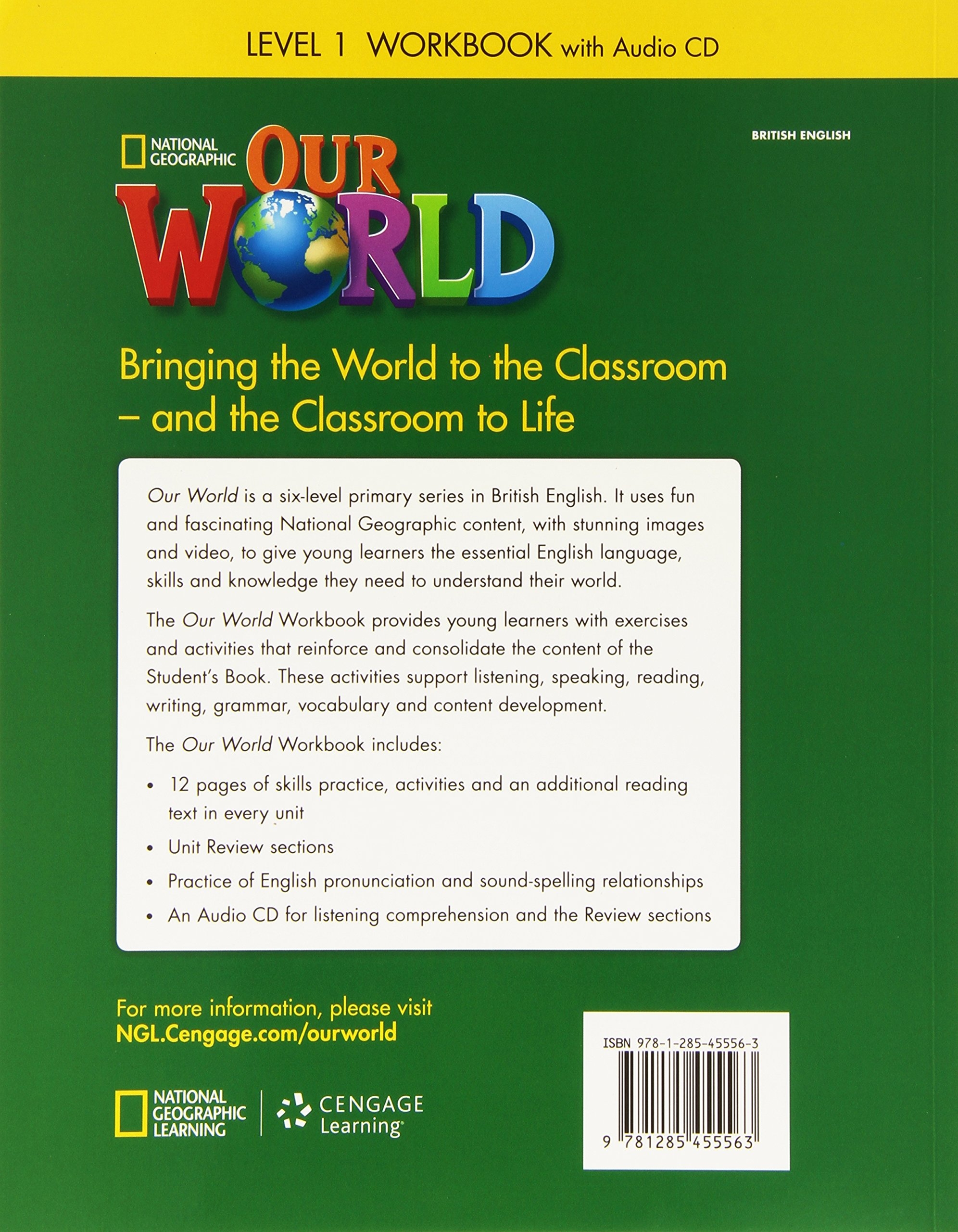 Our World 1: Workbook with Audio CD (Our World British English)