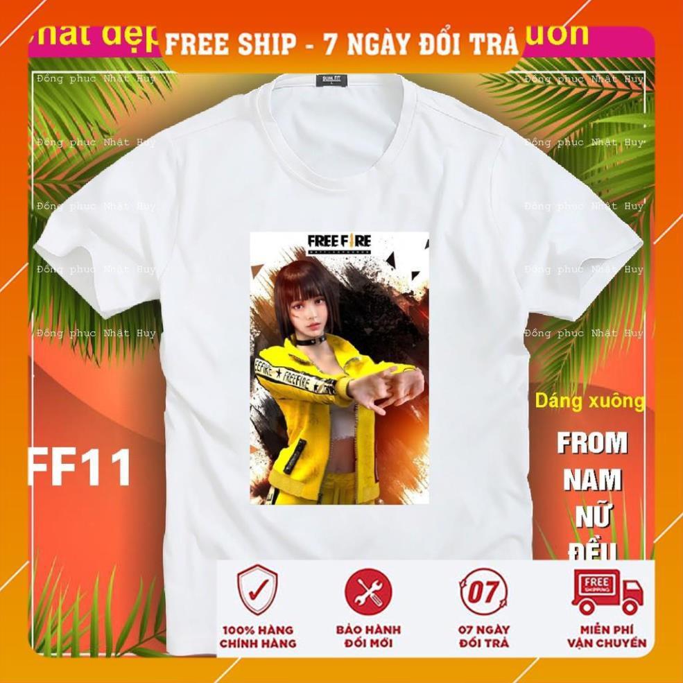 áo thun game Free Fire FF10 ,phông bao đổi trả, chất đẹp, pupg