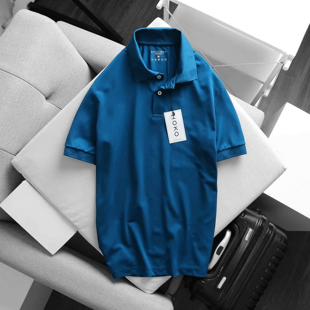 Áo thun nam cổ trụ polo cao cấp hoạ tiết