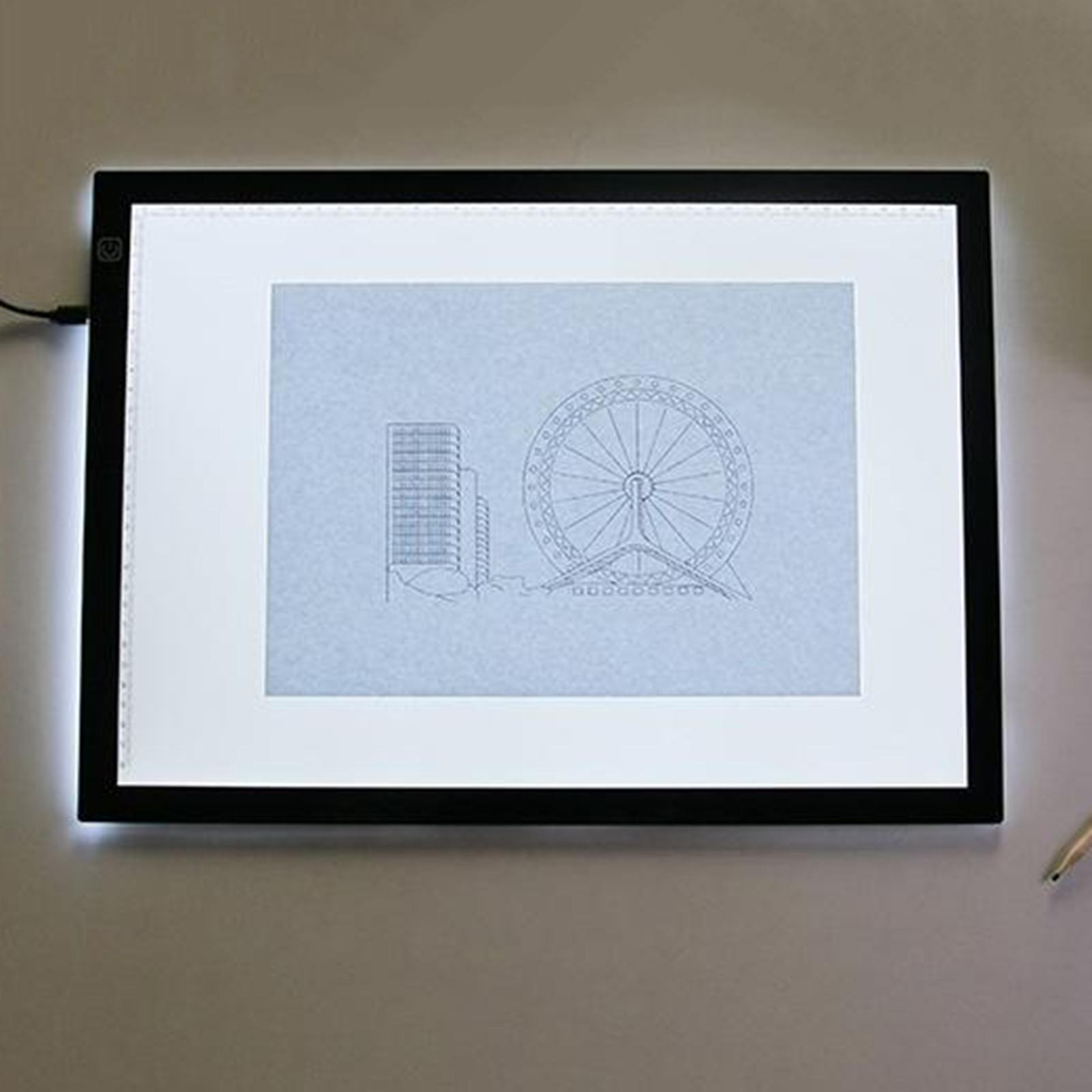 A4 Tracing LED Copy Board Light Box USB Artcraft LED Trace Light Pad 3-Gear
