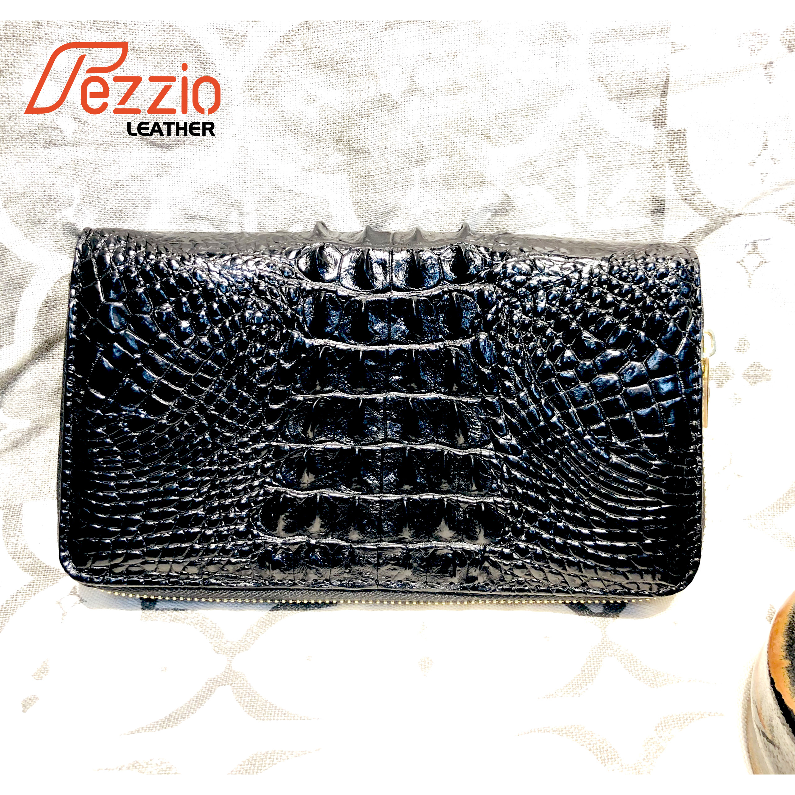 CLUTCH CẦM TAY DA CÁ SẤU FEZZIO NAM NỮ CAO CẤP