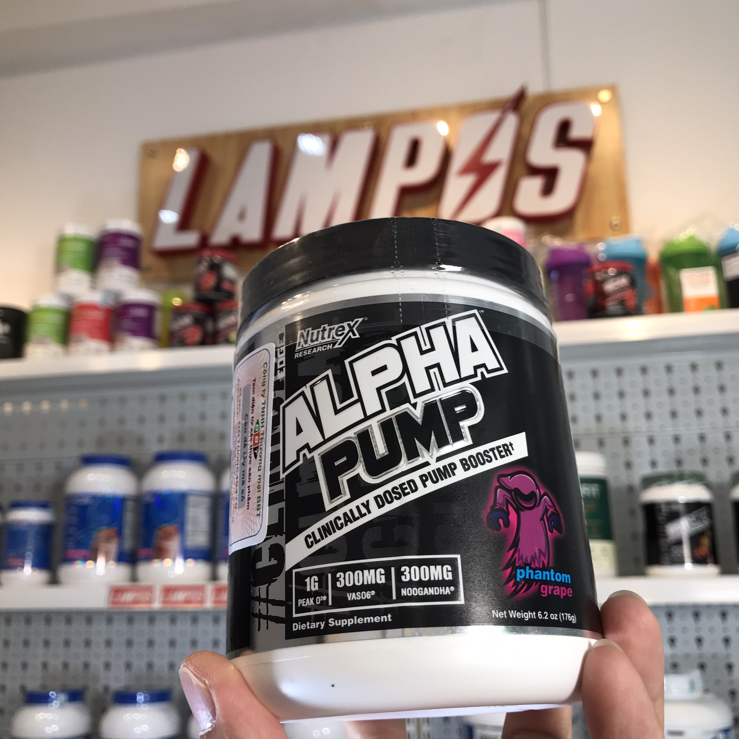 Nutrex Alpha Pump, Pre-Workout Tăng Sức Mạnh, Sức Bền, Tỉnh Táo Tập Trung, Không Chứa Caffeine, Phù Hợp Sử Dụng Khi Tập Luyện Ban Đêm Không Gây Mất Ngủ (20 lần dùng)