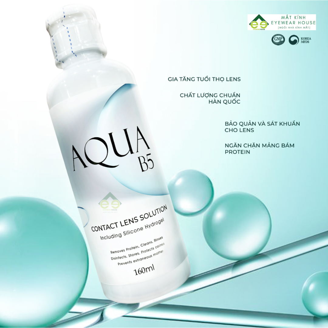 Nước ngâm lens Aqua 160ml